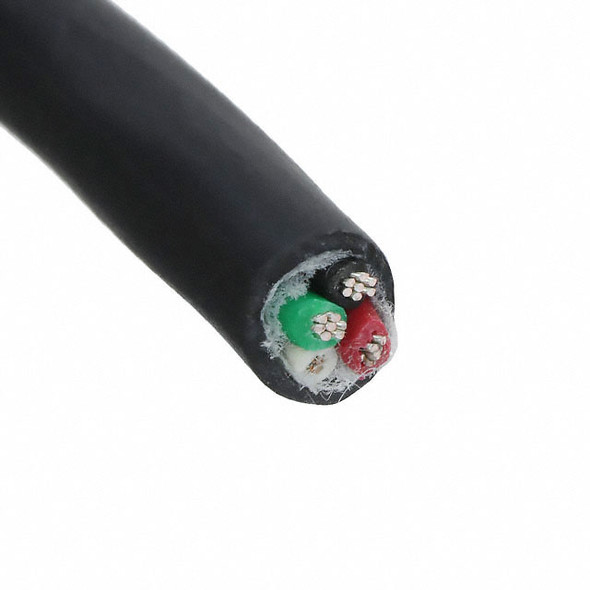 Alpha Wire 1936/4 BK003 Cable 4Cond 14Awg Black 250' | American Cable Assemblies